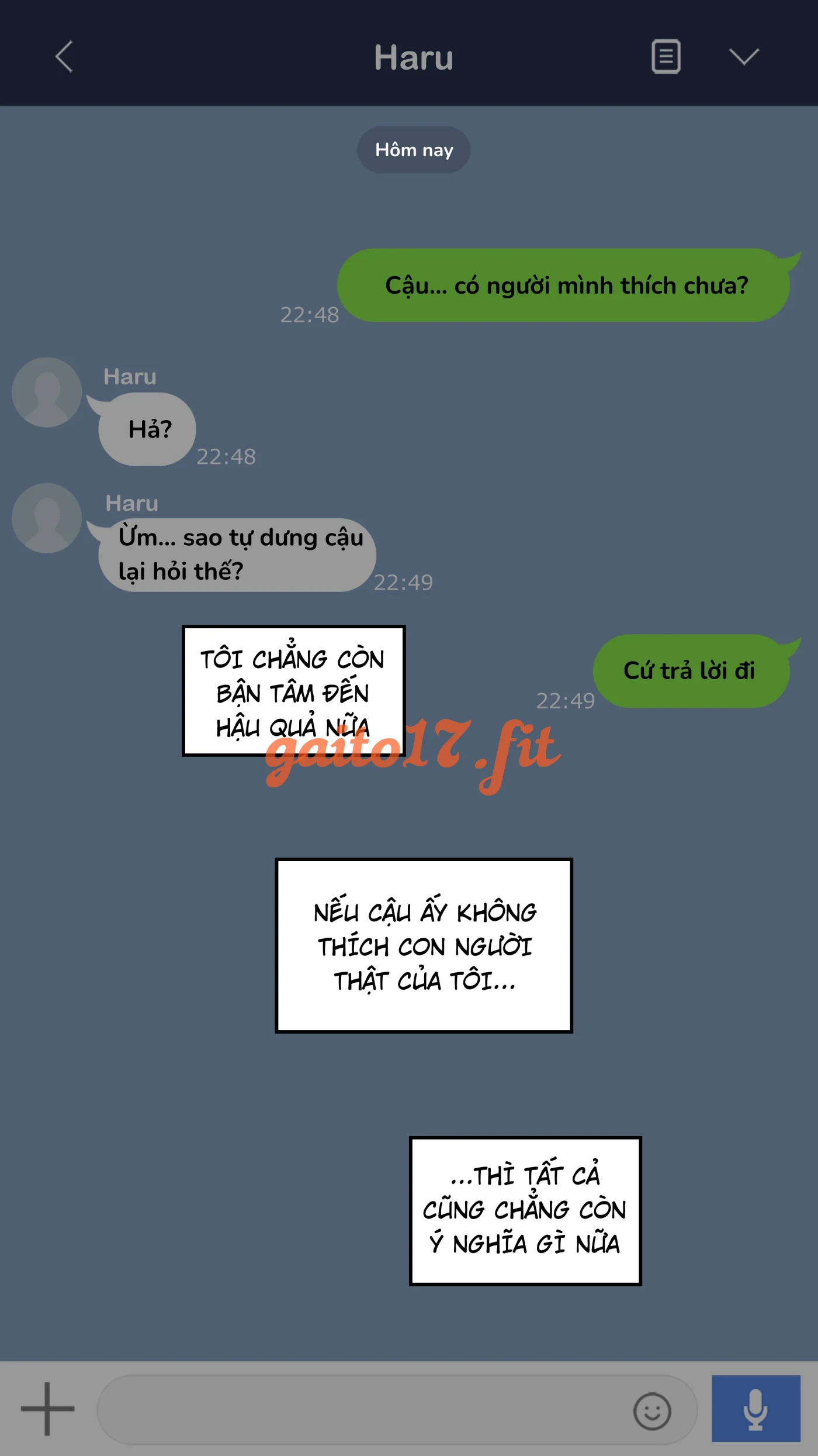 Suy nghĩ của Haru - trang 5
