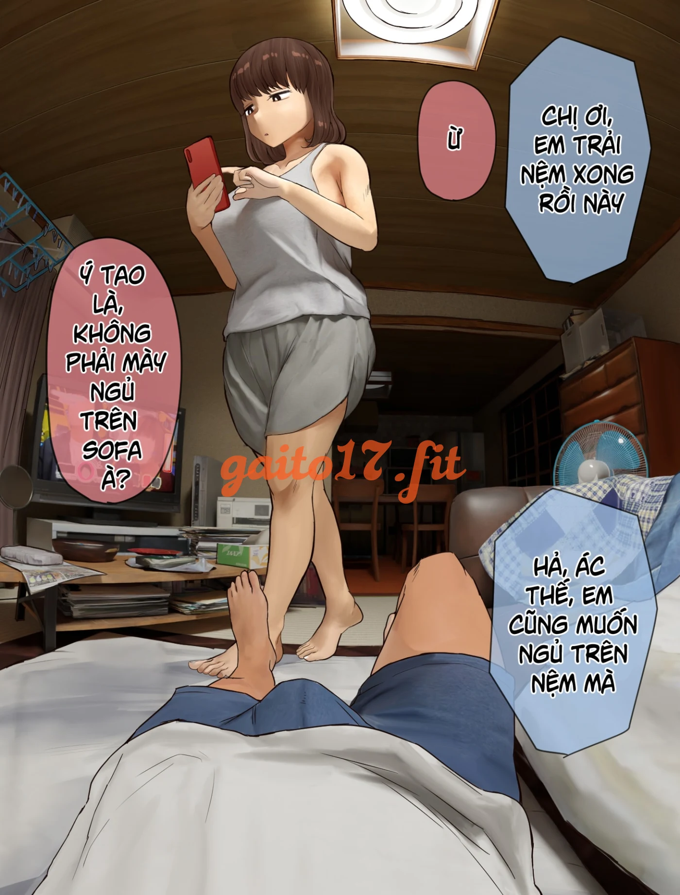 Lén lút cùng chị gái - trang 4